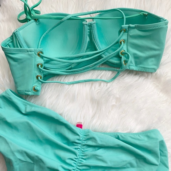 Victoria secret corset swim top & high rise cheeky - Picture 4 of 5